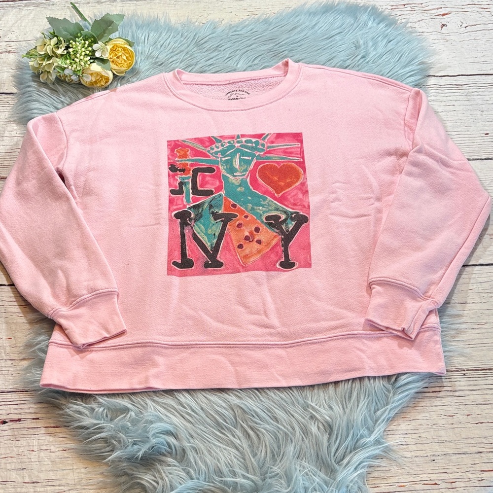 J. Crew Limited-Edition Katherine Bernhardt Crewneck Sweatshirt sz XXS